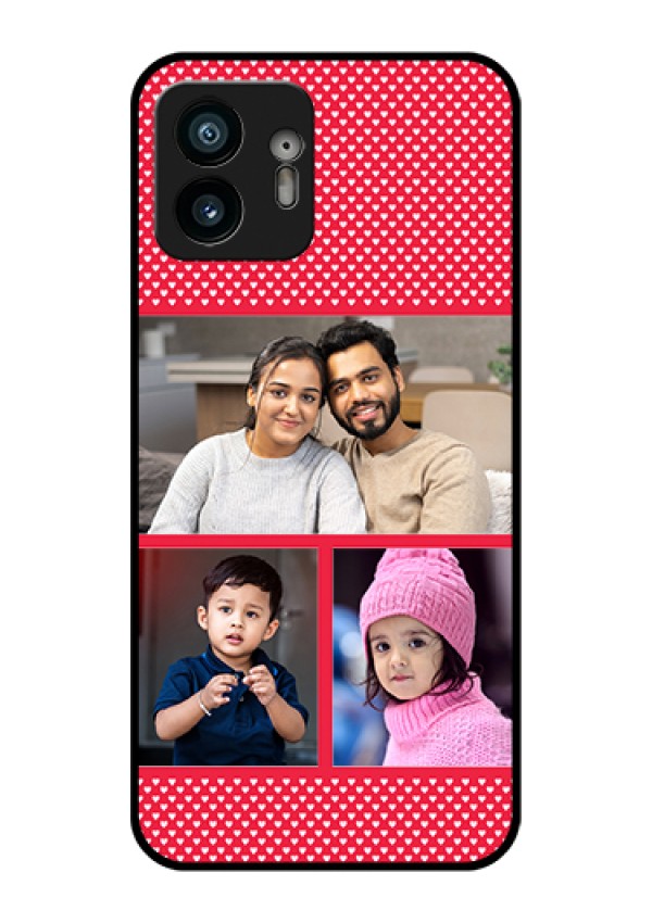 Nothing Phone 2 Custom Glass Phone Case - Bulk Photo Upload Design