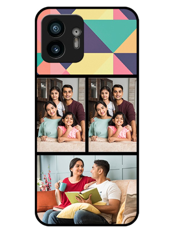 Custom Nothing Phone 2 Custom Glass Phone Case - Bulk Pic Upload Design