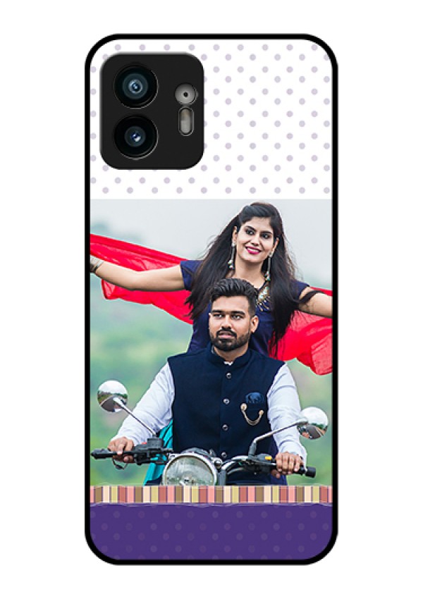 Nothing Phone 2 Custom Glass Phone Case - Cute Family Design