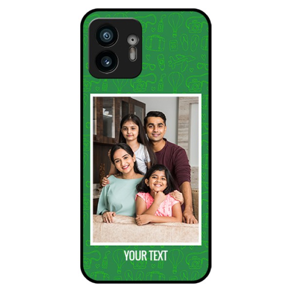 Nothing Phone 2 Custom Glass Phone Case - Picture Upload Design