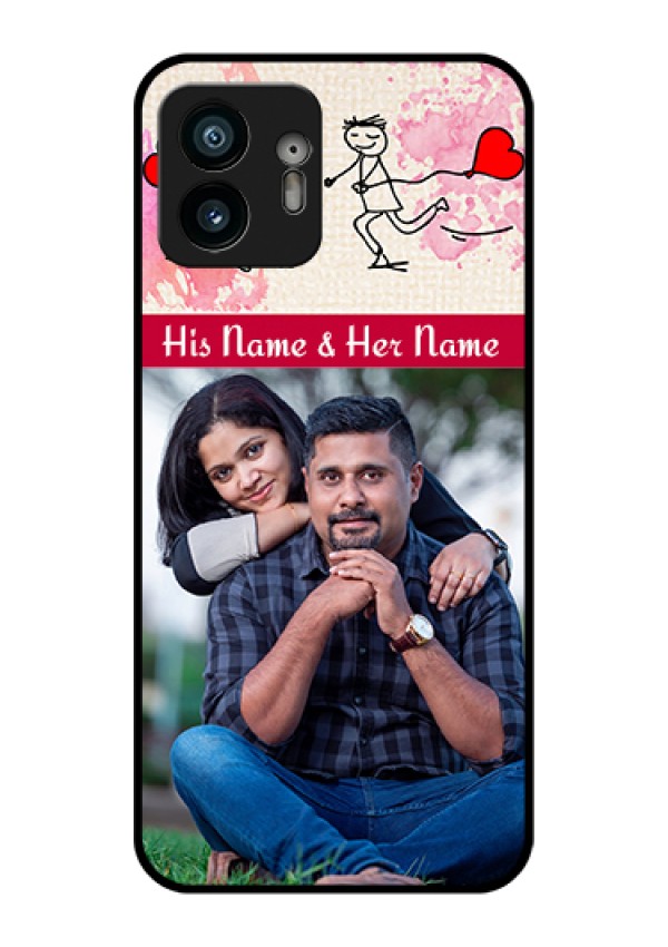 Nothing Phone 2 Custom Glass Phone Case - You And Me Case Design