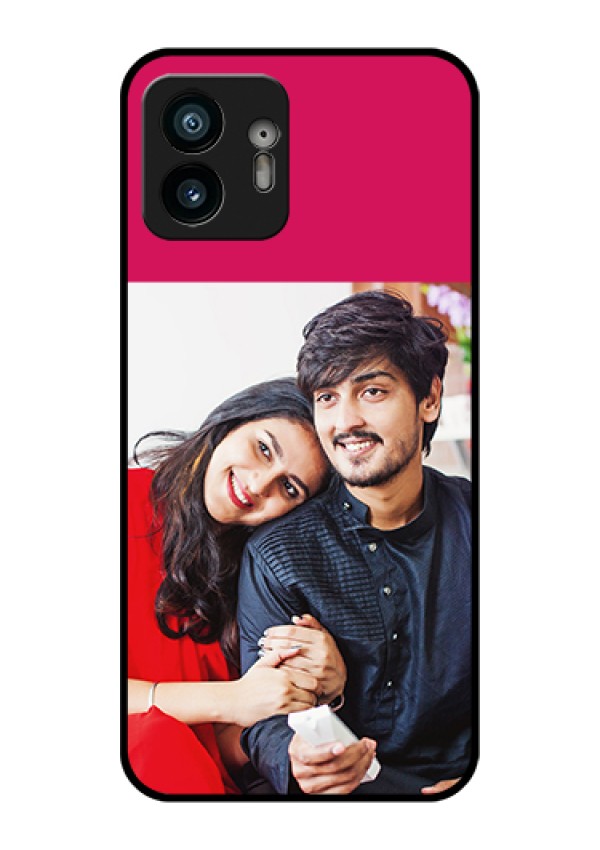 Nothing Phone 2 Custom Glass Phone Case - Anniversary Cover Design