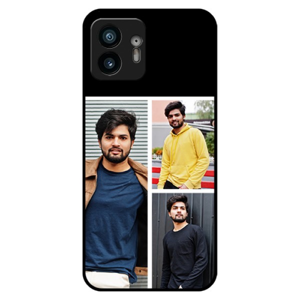 Nothing Phone 2 Custom Glass Phone Case - Upload Multiple Picture Design