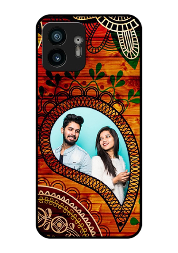 Nothing Phone 2 Custom Glass Phone Case - Abstract Colorful Design