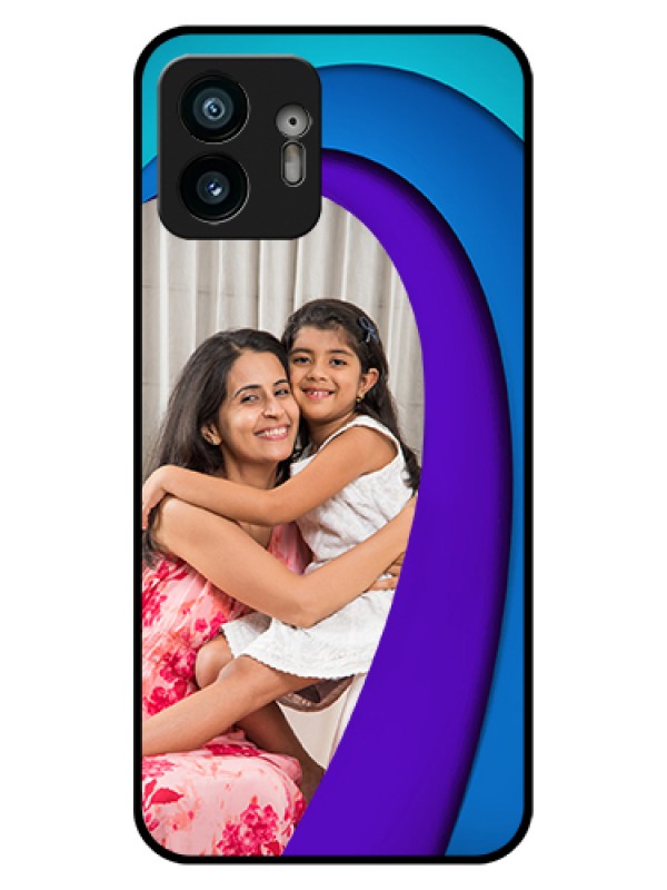 Custom Nothing Phone 2 Custom Glass Phone Case - Simple Pattern Design