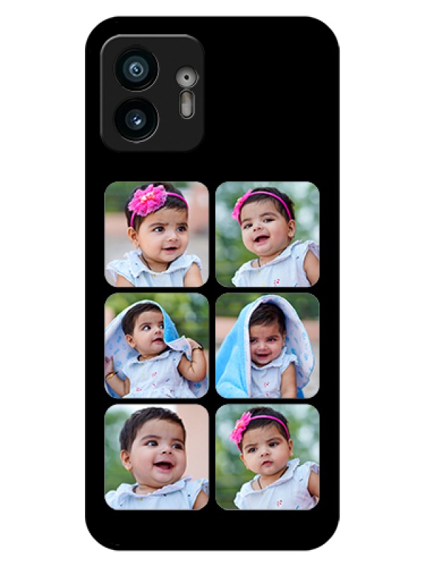 Custom Nothing Phone 2 Custom Glass Phone Case - Multiple Pictures Design