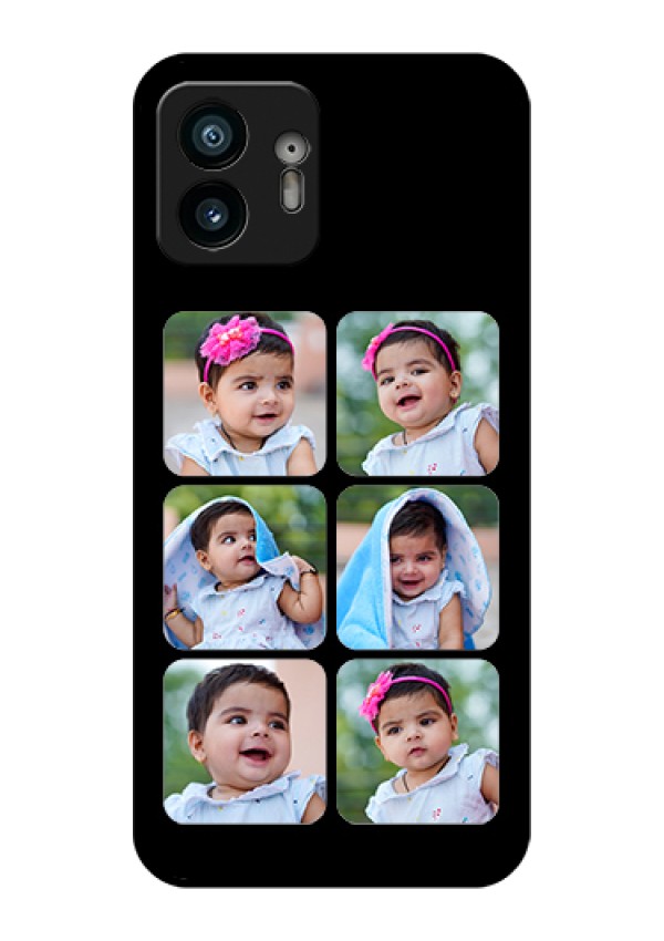 Nothing Phone 2 Custom Glass Phone Case - Multiple Pictures Design