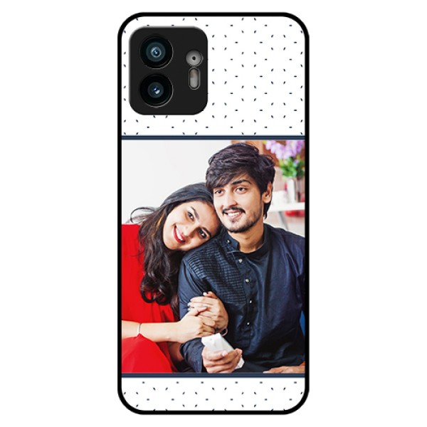 Nothing Phone 2 Custom Glass Phone Case - Premium Dot Design