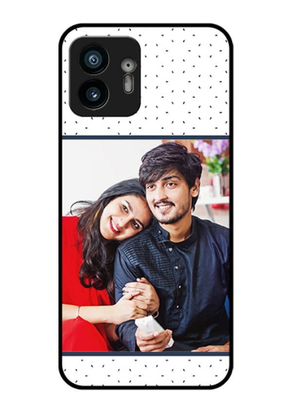 Nothing Phone 2 Custom Glass Phone Case - Premium Dot Design