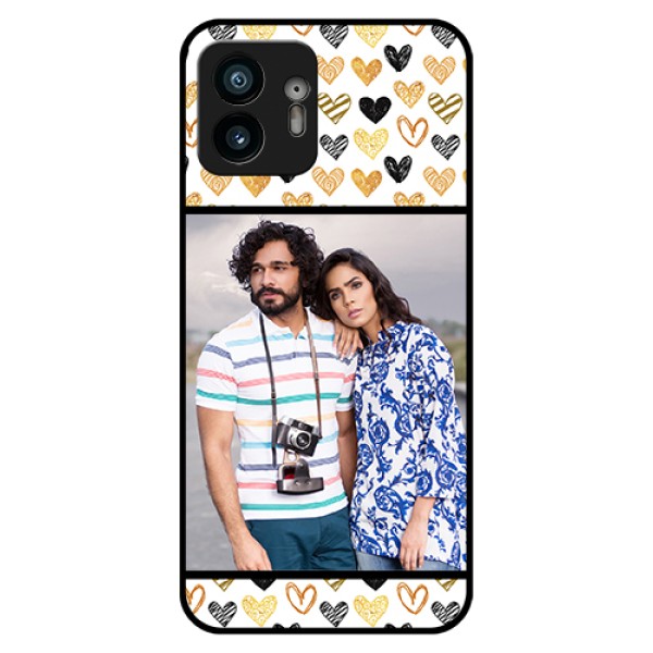 Nothing Phone 2 Custom Glass Phone Case - Love Symbol Design