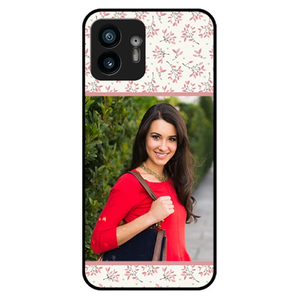 Nothing Phone 2 Custom Glass Phone Case - Stunning Floral Design