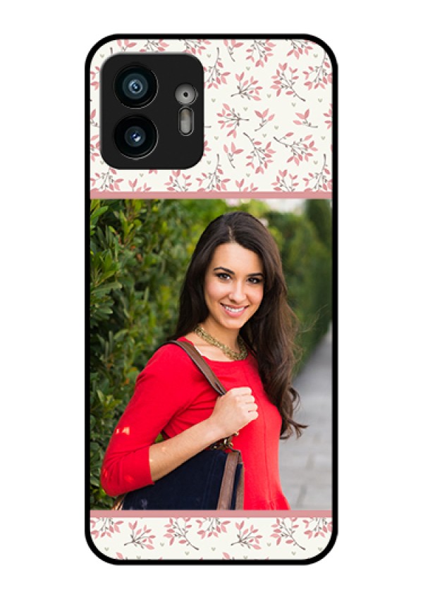 Nothing Phone 2 Custom Glass Phone Case - Stunning Floral Design