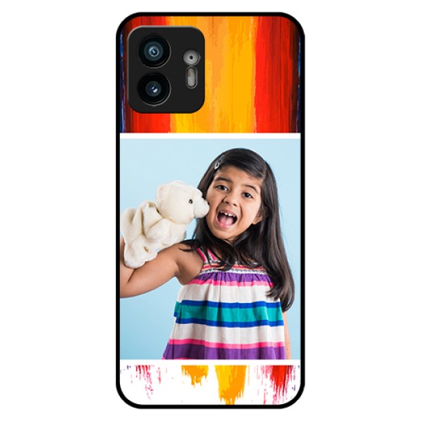 Nothing Phone 2 Custom Glass Phone Case - Multi Color Design