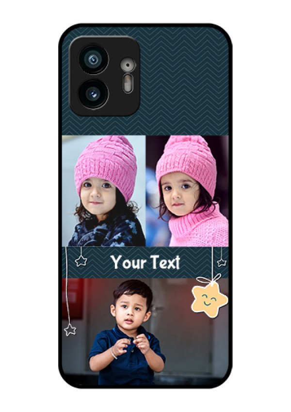 Nothing Phone 2 Custom Glass Phone Case - Hanging Stars Design