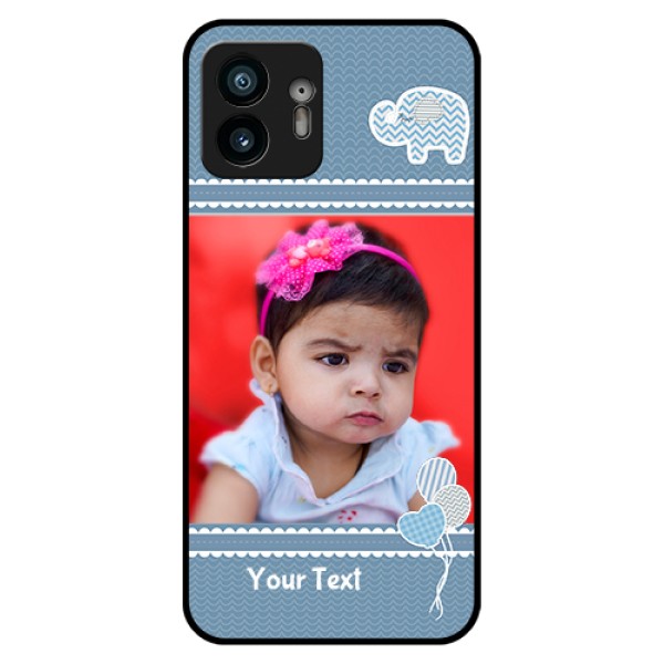 Nothing Phone 2 Custom Glass Phone Case - With Kids Pattern Design Nothing Phone 2 Custom Glass Phone Case - With Kids Pattern Design
