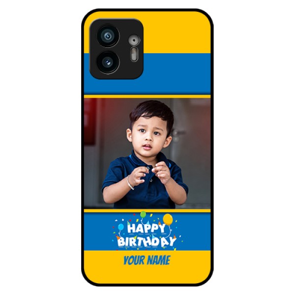 Nothing Phone 2 Custom Glass Phone Case - Birthday Wishes Design Nothing Phone 2 Custom Glass Phone Case - Birthday Wishes Design