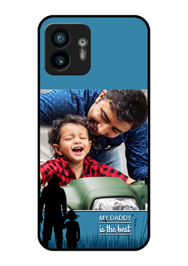 Nothing Phone 2 Custom Glass Phone Case - Best Dad Design
