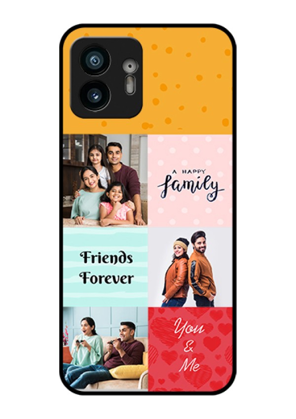 Nothing Phone 2 Custom Glass Phone Case - Images With Quotes Design