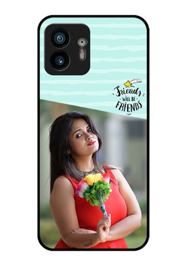 Nothing Phone 2 Custom Glass Phone Case - Friends Picture Icon Design