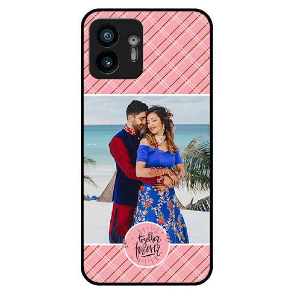 Nothing Phone 2 Custom Glass Phone Case - Together Forever Design Nothing Phone 2 Custom Glass Phone Case - Together Forever Design