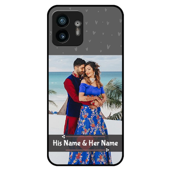 Nothing Phone 2 Custom Glass Phone Case - Buy Love Design With Photo Online Nothing Phone 2 Custom Glass Phone Case - Buy Love Design With Photo Online