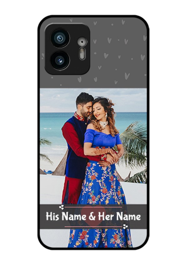 Nothing Phone 2 Custom Glass Phone Case - Buy Love Design With Photo Online