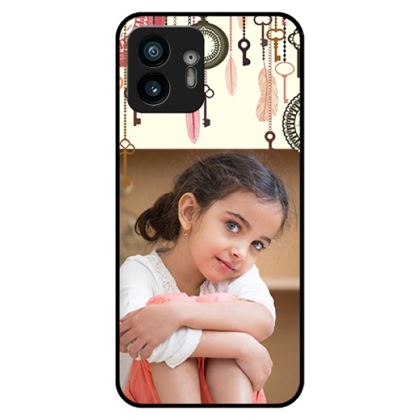 Nothing Phone 2 Custom Glass Phone Case - Boho Style Design