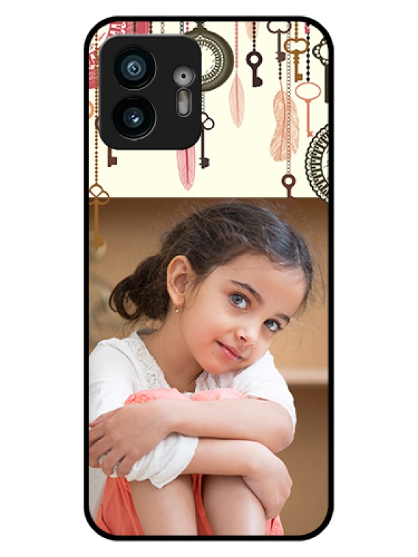 Custom Nothing Phone 2 Custom Glass Phone Case - Boho Style Design