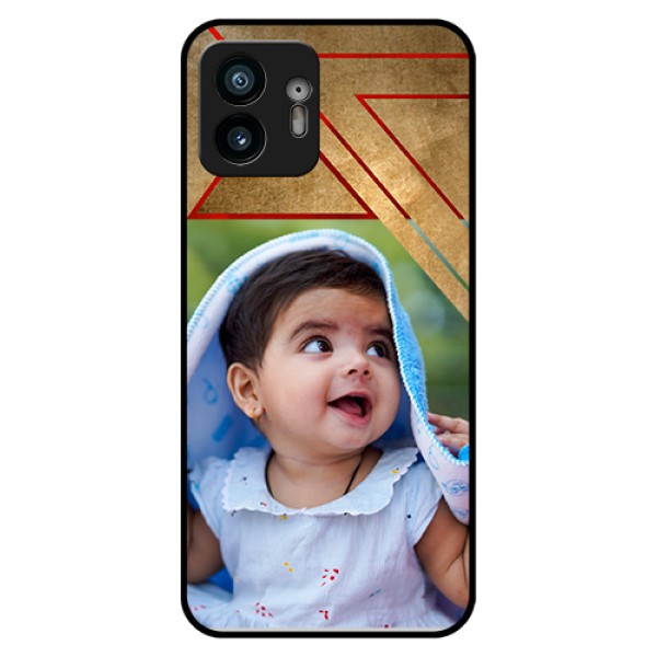 Nothing Phone 2 Custom Glass Phone Case - Gradient Abstract Texture Design Nothing Phone 2 Custom Glass Phone Case - Gradient Abstract Texture Design