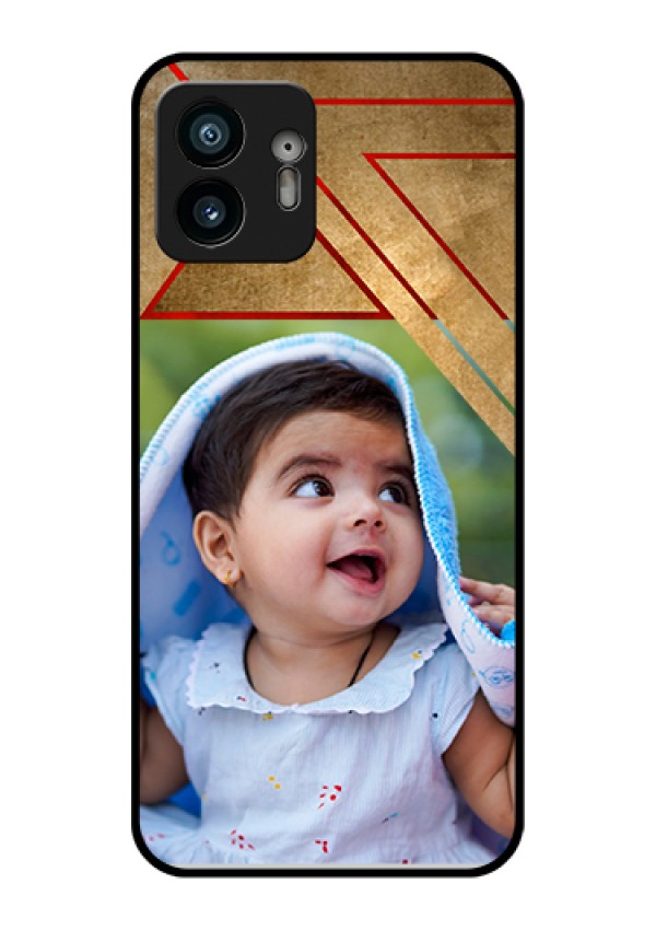 Nothing Phone 2 Custom Glass Phone Case - Gradient Abstract Texture Design