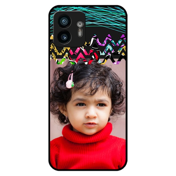 Nothing Phone 2 Custom Glass Phone Case - Neon Abstract Design