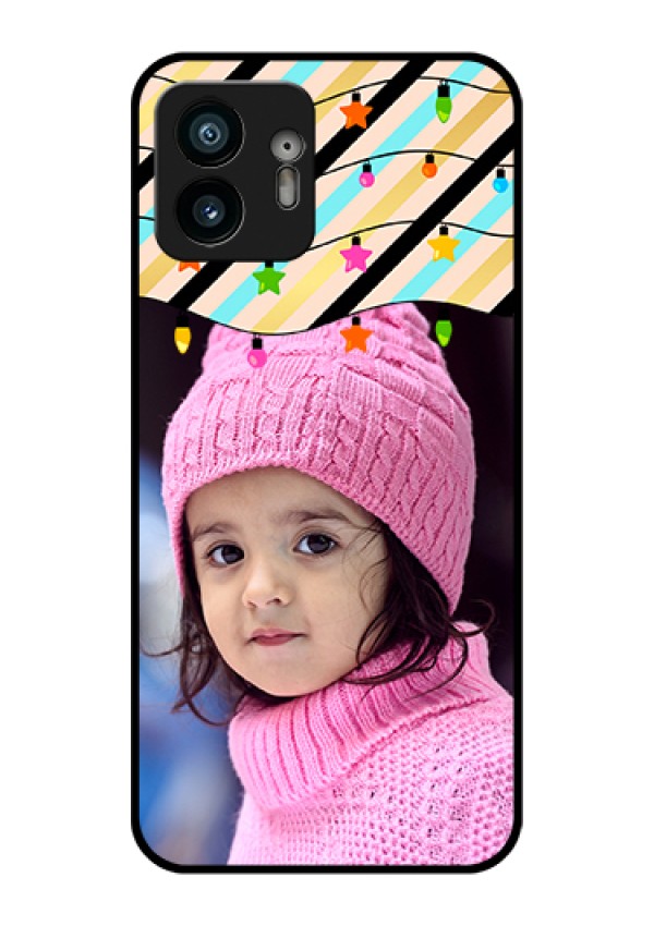 Nothing Phone 2 Custom Glass Phone Case - Lights Hanging Design