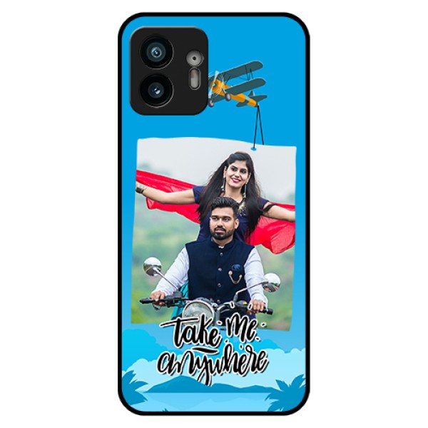 Nothing Phone 2 Custom Glass Phone Case - Traveller Design