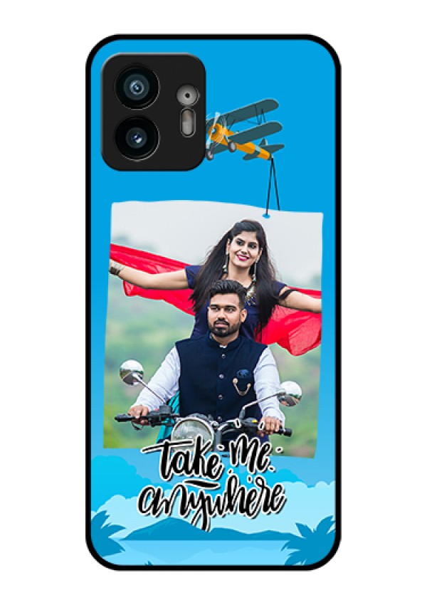 Nothing Phone 2 Custom Glass Phone Case - Traveller Design