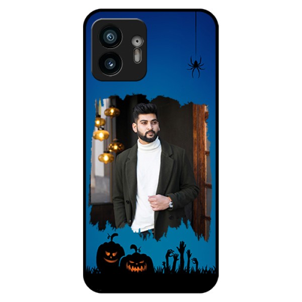 Nothing Phone 2 Custom Glass Phone Case - With Pro Halloween Design Nothing Phone 2 Custom Glass Phone Case - With Pro Halloween Design