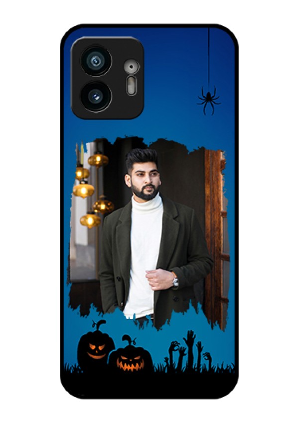 Nothing Phone 2 Custom Glass Phone Case - With Pro Halloween Design