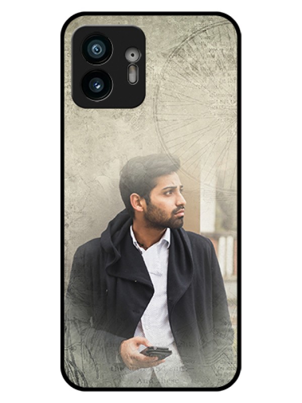 Custom Nothing Phone 2 Custom Glass Phone Case - With Vintage Design