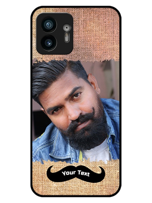 Custom Nothing Phone 2 Custom Glass Phone Case - With Texture Design