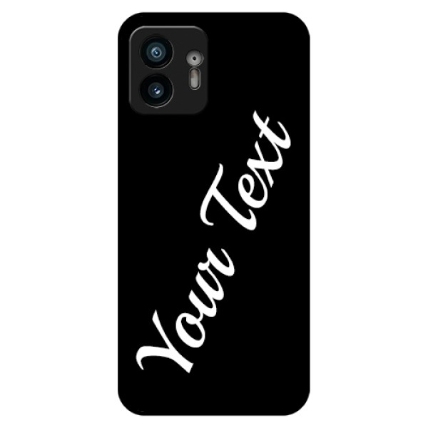 Nothing Phone 2 Custom Glass Phone Case - With Your Name Design Nothing Phone 2 Custom Glass Phone Case - With Your Name Design