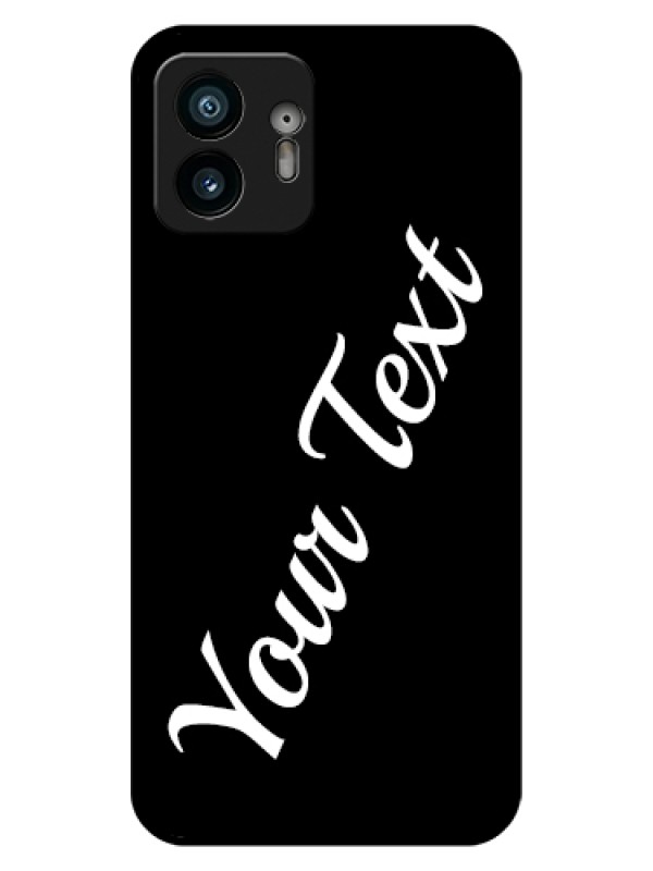 Custom Nothing Phone 2 Custom Glass Phone Case - With Your Name Design