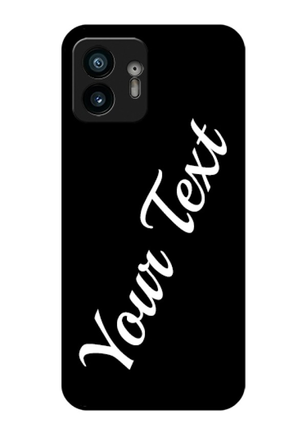 Nothing Phone 2 Custom Glass Phone Case - With Your Name Design