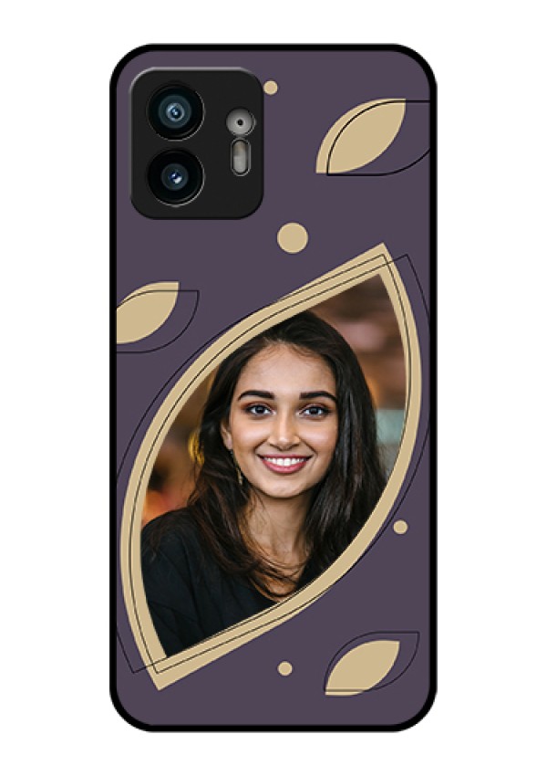 Nothing Phone 2 Custom Glass Phone Case - Falling Leaf Design