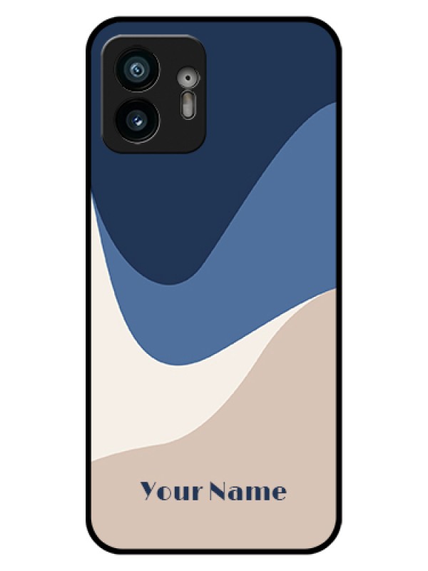 Custom Nothing Phone 2 Custom Glass Phone Case - Abstract Drip Art Design