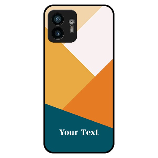 Nothing Phone 2 Custom Glass Phone Case - Stacked Multi - Colour Design Nothing Phone 2 Custom Glass Phone Case - Stacked Multi - Colour Design