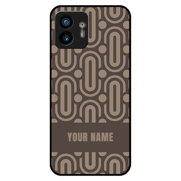 Nothing Phone 2 Custom Glass Phone Case - Captivating Zero Pattern Design Nothing Phone 2 Custom Glass Phone Case - Captivating Zero Pattern Design