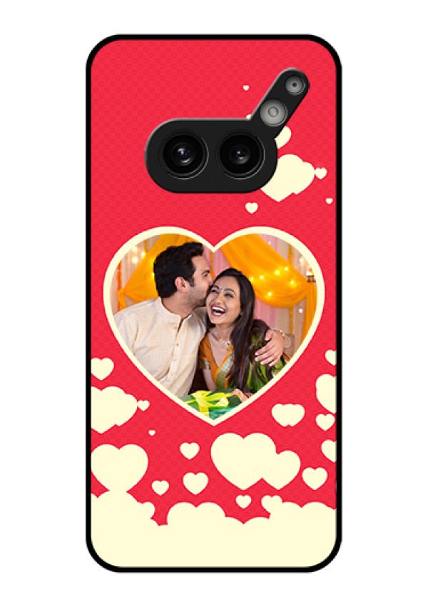 Nothing Phone 2A 5G Custom Glass Phone Case - Love Symbols Phone Cover Design