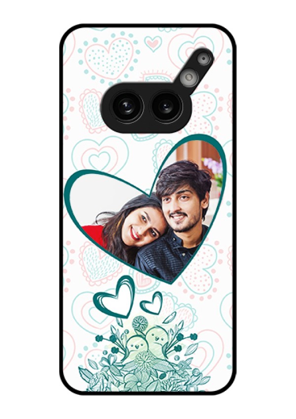 Nothing Phone 2A 5G Custom Glass Phone Case - Premium Couple Design
