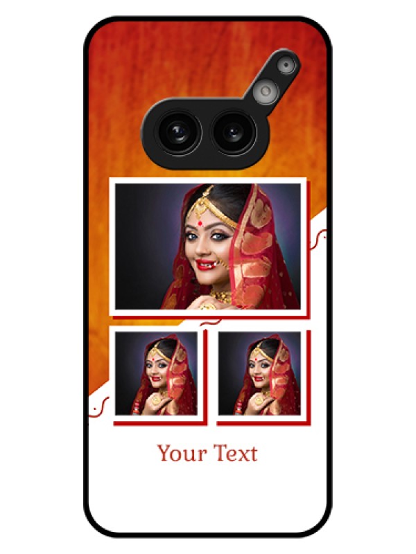 Custom Nothing Phone 2A 5G Custom Glass Phone Case - Wedding Memories Design