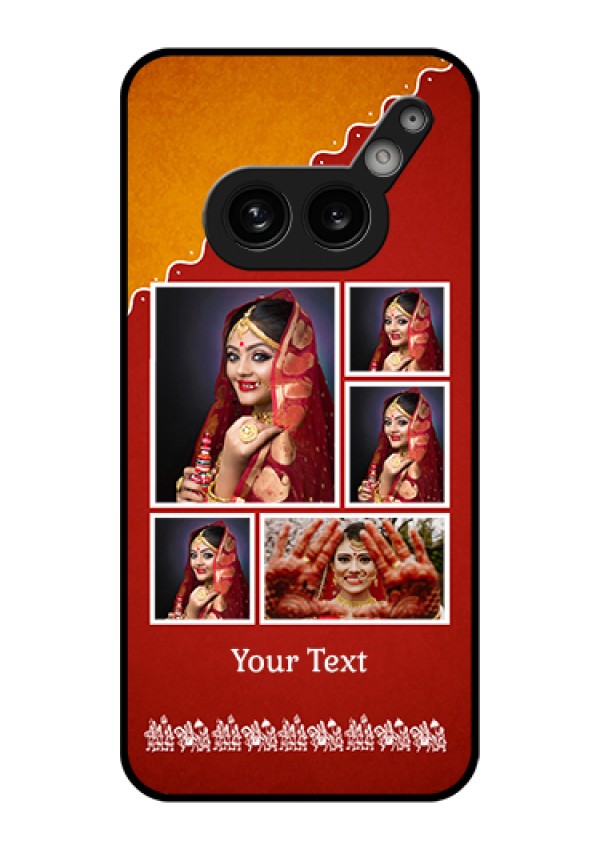 Nothing Phone 2A 5G Custom Glass Phone Case - Wedding Pic Upload Design