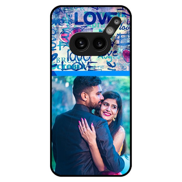 Nothing Phone 2A 5G Custom Glass Phone Case - Colorful Love Design